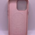 Шкіряний чохол Leather Case (AA Plus) with MagSafe для Apple iPhone 14 (6.1) (Sand Pink) 57473 57473* 57473