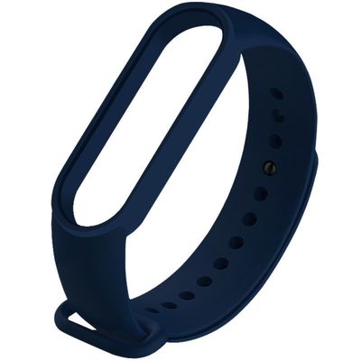 Силіконовий ремінець для Xiaomi Mi Band 3/4 (Темно-синій / Midnight blue)(17) 12732 12732 Китай
