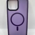TPU+PC чохол Metal Buttons with MagSafe Colorful для Apple iPhone 13 Pro Max (6.7) (Темно-фіолетовий) 64998 64998* 64998 Чехол