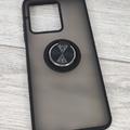 TPU+PC чехол Deen ColorEdgingRing for Magnet для ZTE Blade V30 (Черный) 53043