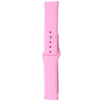 Силіконовий ремінець Sport для Smart Watch 20mm (Рожевий / Light pink) 68670 Китай