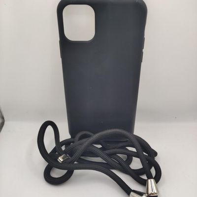 Чохол IPhone 11 Pro Max Wave Lanyard Case black 72309 Китай