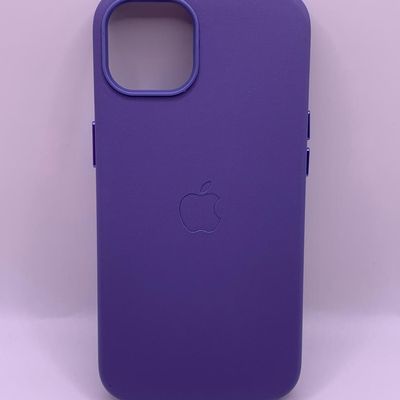 Шкіряний чохол Leather Case (AA Plus) with MagSafe для Apple iPhone 13 (6.1) (Wisteria) 57472 57472* 57472