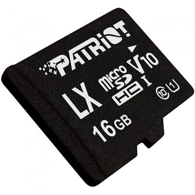 Карта памяті microSDHC (UHS-1) Patriot LX Series 16Gb class 10 PSF16GMDC10 Китай