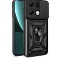 Ударостійкий чохол Camshield Serge Ring для Xiaomi Redmi Note 13 4G (Чорний) 00070743 Чехол