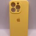 Чохол Silicone Case Full Camera Protective (AA) для Apple iPhone 15 Pro (6.1) (Жовтий / Yellow) 66392 66392* Чехол