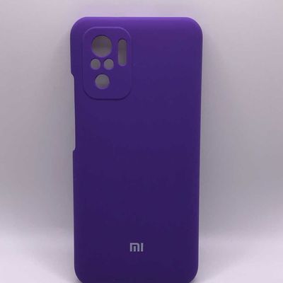 Чохол Silicone Cover Full Camera (AAA) для Xiaomi Redmi Note 10 / Note 10s (Фіолетовий / Violet) 48213 Китай