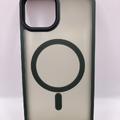 TPU+PC чохол Metal Buttons with MagSafe Colorful для Apple iPhone 14 (6.1) (Зелений) 64753 64753 64753 Чехол