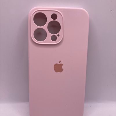 Чохол Silicone Case Full Camera Protective (AA) для Apple iPhone 15 Pro Max (6.7) (Рожевий / Chalk Pink) 66393 66393* Чехол