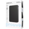 Портативна Батарея Carbon Slim 20W 5000mAh (black) 67166 Proove