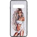TPU+PC чохол Prisma Ladies для Samsung Galaxy S10 (White) 33077  33077 33077* Чехол