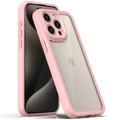 TPU чохол Transparent + Colour 1,5mm для Apple iPhone 12 (6.1) (Pink) 70563 70563 Чехол