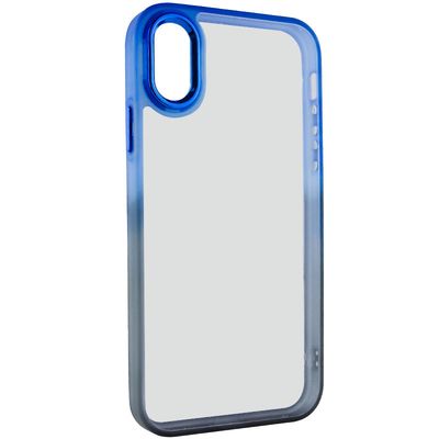 TPU+PC Fresh sIPhone series для Apple iPhone X / XS (5.8) (Черный / Синий) 55613 55613* 55613 Чехол