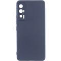 Чохол Silicone Cover Lakshmi Full Camera (A) для Xiaomi Poco F5 Pro (Синій / Midnight Blue)* Чехол