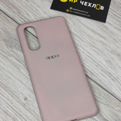 Чохол OPPo X2 Silicon cover пудра Китай