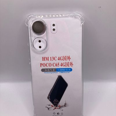 Чохол WXD Силікон 0.8 mm HQ Xiaomi Redmi 13C 4G/Poco C65 (clear) 54608 Чехол
