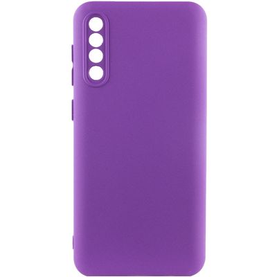Чохол Silicone Cover Lakshmi Full Camera (A) для Samsung Galaxy A50 (A505F) / A50s / A30s (Фіолетовий / Purple) 54531 Чехол