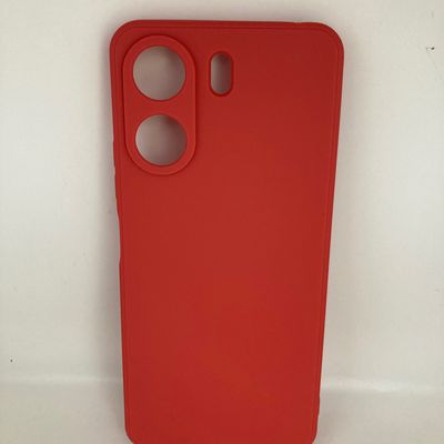Силіконовий чохол Candy Full Camera для Xiaomi Redmi 13C / Poco C65 (Червоний / Camellia) 68803 Чехол