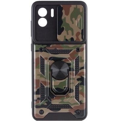 Ударопрочный чехол Camshield Serge Ring Camo для Xiaomi Redmi A1 (Коричневый / Army Brown) 57629 Чехол