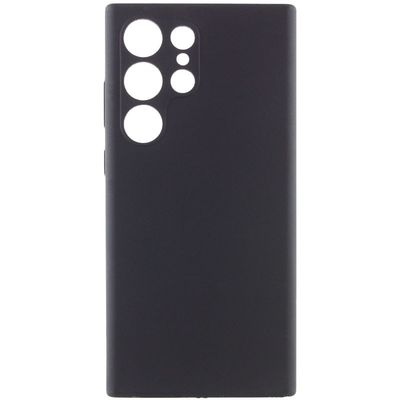 Чохол Silicone Cover Lakshmi Full Camera (AAA) для Samsung Galaxy S24 Ultra (Чорний / Black) 69266 69266 Чехол