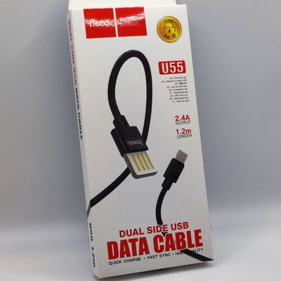 Кабель  U55 Outstanding Lightning (1.2m) (black) 22084 Hoco