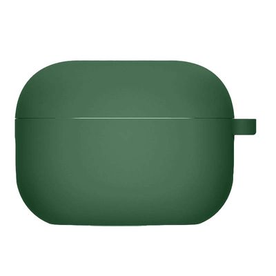 Силіконовий футляр з мікрофіброю для навушників Airpods Pro 2 / Pro (Зелений / Pine Needle) 57648 Чохли на навушники