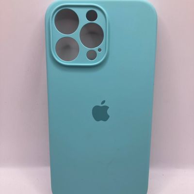 Чохол Silicone Case Full Camera Protective (AA) для Apple iPhone 14 Pro Max (6.7) (Бірюзовий / Marine Green) 57053 57053* Чехол
