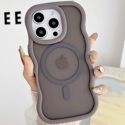 Чохол TPU+PC Undine with MagSafe для Apple iPhone 16 (6.1) (Grey) 00078143 00078143* квітень 2025