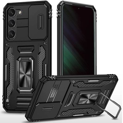 Ударостійкий чохол Camshield Army Ring для Samsung Galaxy S22 (Чорний / Black) 68616 Чехол