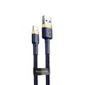 Кабель  Cafule Lightning 2.4A (1m) (gold/blue) 18029 Baseus