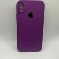 Чохол Silicone Case Square Full Camera Protective (AA) для Apple iPhone XR (6.1) (Фіолетовий / Grape) 40233* 40233* 40233 Чехол