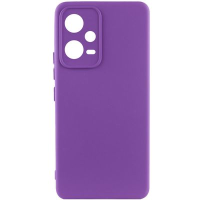Чохол Silicone Cover Lakshmi Full Camera (A) для Xiaomi Poco X5 5G / Redmi Note 12 5G (Фіолетовий / Purple) 63851 63851* Чехол