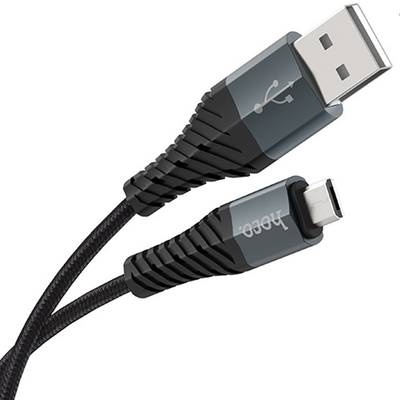 Дата кабель  X38 Cool Type-C (1m) (Чорний) 78620 Hoco