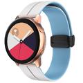 Силіконовий ремінець Classy для Smart Watch 20mm (Blue / White) 68677 Чехол