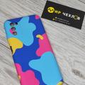 Чохол WAVE NEON X LUXO Minimalistic Case Samsung Galaxy A03s (A037F) (midnight blue/bright pink) 34981 34981 34981* Чехол