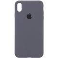 Чохол Silicone Case Full Protective (AA) для Apple iPhone XR (6.1) (Сірий / Dark Gray) 00034365 Чехол