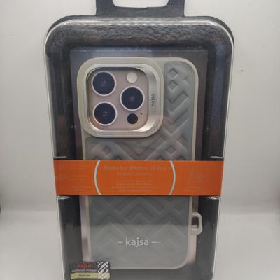 Чохол Kajsa Rhombus Collection with Magnetic Ring iPhone 16 Pro (gray) 59677 59677 59677 Чехол