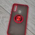 TPU+PC чехол Deen ColorEdgingRing for Magnet для ZTE Blade A7 (2020) (Красный) Китай