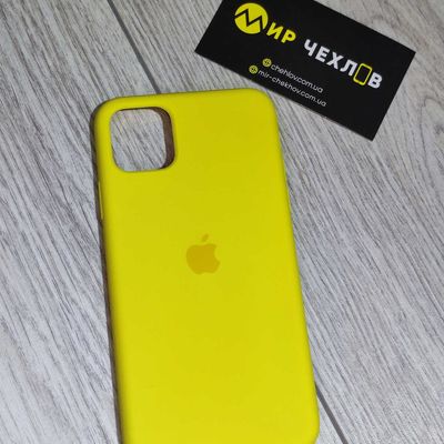 Чохол Ip11 Pro Max silicon case жовтий Китай