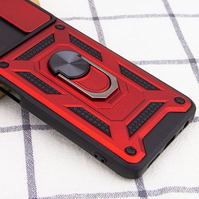 Ударостійкий чохол Camshield Serge Ring для Xiaomi Poco M5 (Червоний) 57624 Чехол