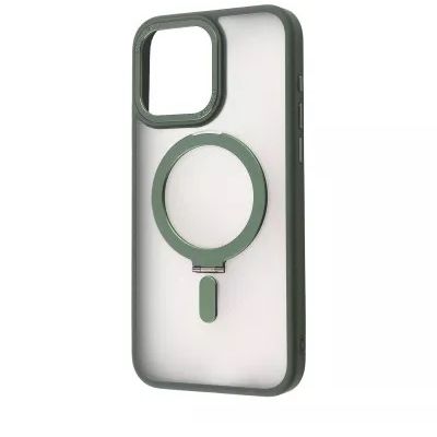 Чохол WAVE Premium Attraction Case with Magnetic Ring iPhone 15 Pro (green) 54061 54061* Чехол