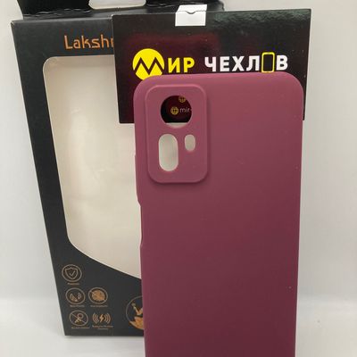 Чохол Silicone Cover Lakshmi Full Camera (AAA) для Xiaomi Redmi Note 12S (Бордовий / Plum) 65796 65796* Чехол