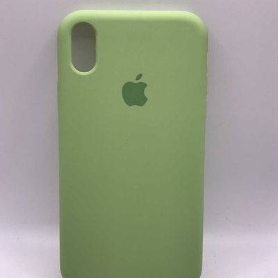 Silicone Case Full Protective (AA) для Apple iPhone XR (6.1) (Мятный / Mint) 34365 34365* 34365 Чехол