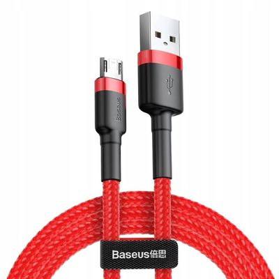 Кабель  Cafule Micro USB 2.4A (1m) (red) 20781 Baseus