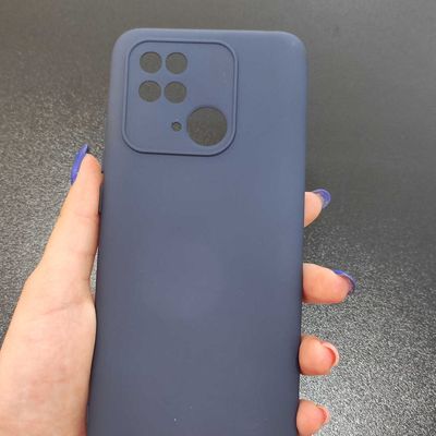 Чохол Silicone Cover Lakshmi Full Camera (A) для Xiaomi Redmi 10C (Синій / Midnight Blue) 54934 Чехол
