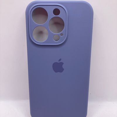 Чохол Silicone Case Full Camera Protective (AA) для Apple iPhone 15 Pro (6.1) (Сірий / Lavender Gray) 66392 66392* Чехол