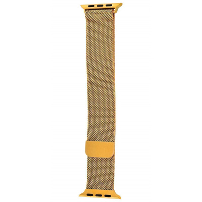 Ремінець Apple Watch Milanese Loop 42/44/45/49 mm (gold) 7771 Ремешок
