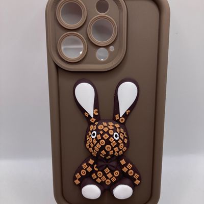 Чохол Pretty Things Case iPhone 15 Pro (brown/rabbit) 54861 54861* 54861 Чехол