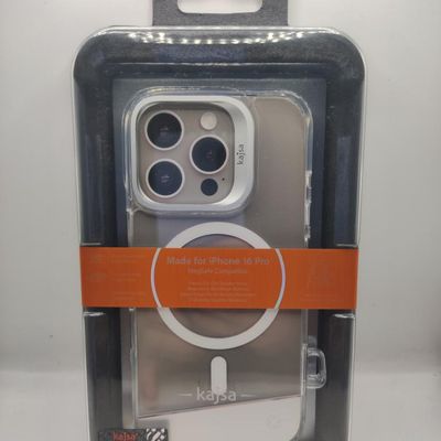 Чохол Kajsa Aluminium Shield with Magnetic Ring iPhone 16 Pro (silver) 59662 59662 59662 Чехол