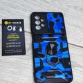 Ударопрочный чехол Camshield Serge Ring Camo для Samsung Galaxy A23 4G (Синий / Army Blue) 54671 54671 54671* Чехол